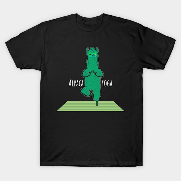 Alpaca Yoga T-Shirt T-Shirt by leohat89-06